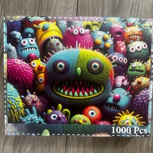 Colorful Monster Puzzle 1000 Pieces